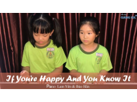 If you're happy and you know it | Bảo Hân & Lam Yên | Lớp nhạc Giáng Sol Quận 12